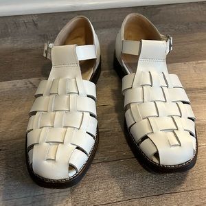 Everlane white fisherman sandal